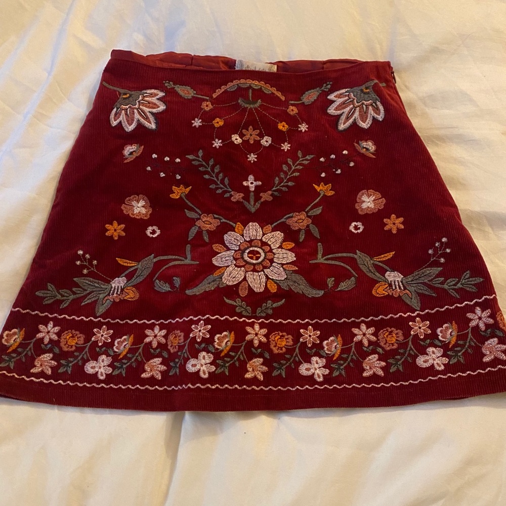 altar’d state embroidered skirt